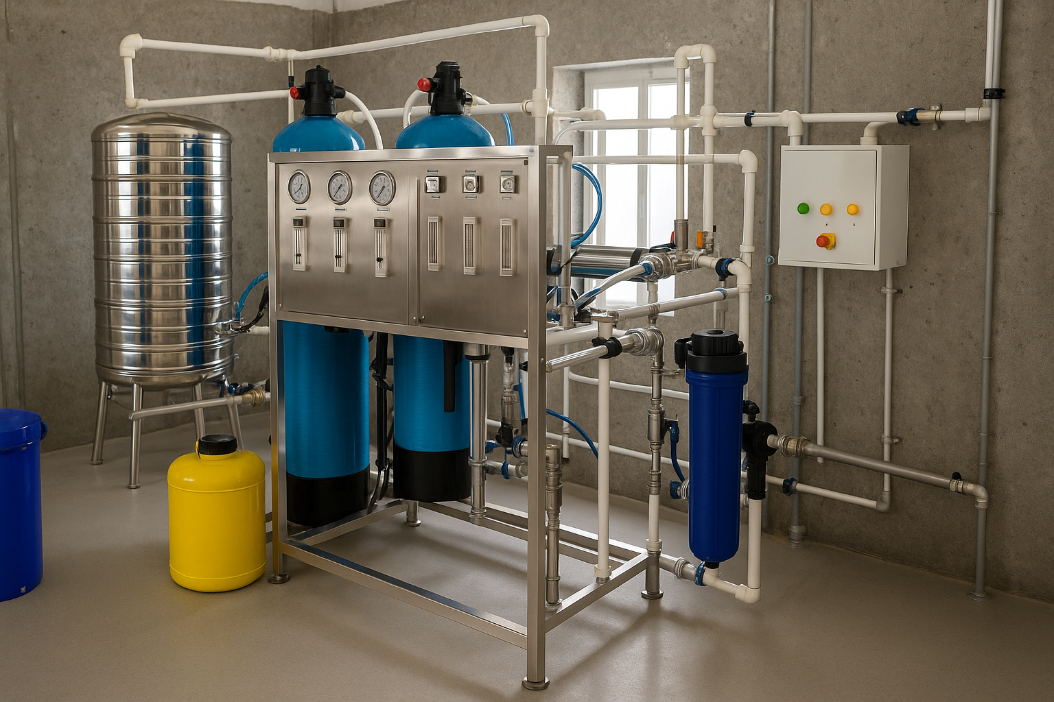 Commercial RO System Installation