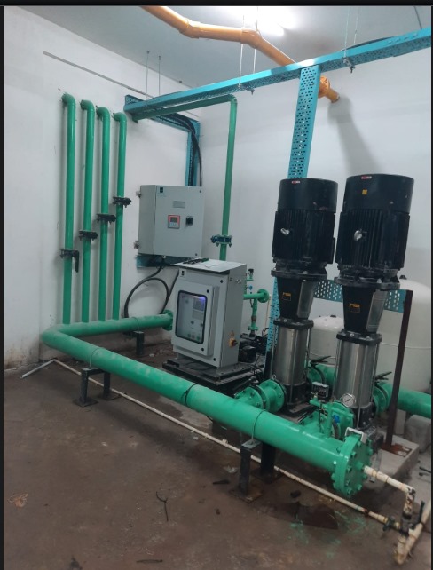 Professional Pumping Solutions - Dual Vertical Multi-Stage Pumps with Control Panels